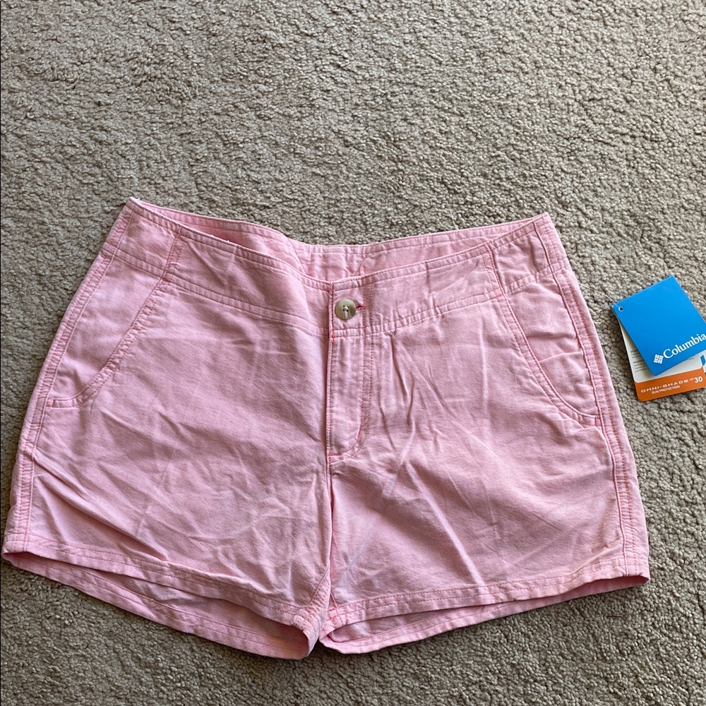 BNWT Columbia Pink Women's Shorts size 8
